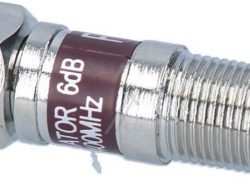 DÄMPFUNGSGLIED-6DB MIT F-STECKER OHNE DC DURCHGANG