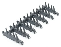 8074683056 SPIKES GUMMI GRAU