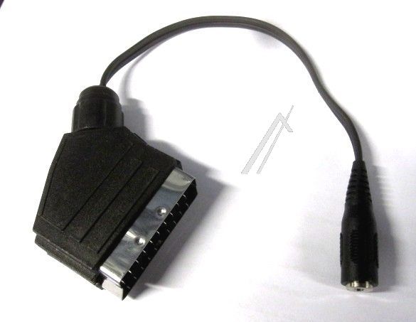 ADAPTER SCART-STECKER AUF 3,5MM KLINKENKUPPLUNG