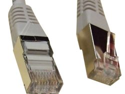 PATCHKABEL CAT6, RJ45, S/ FTP (PIMF),  GRAU,  5M,  LSOH