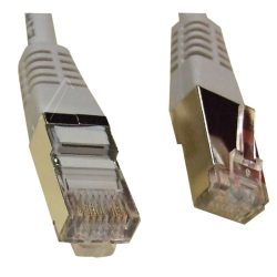PATCHKABEL CAT6, RJ45, S/ FTP (PIMF),  GRAU,  5M,  LSOH