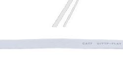 PATCHKABEL CAT7, RJ45, U/ FTP,  GRAU,  0,25M,  SLIM