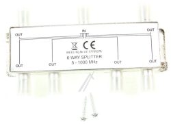 BK 6-FACH VERTEILER 5-1000 MHZ100DB DIGITAL