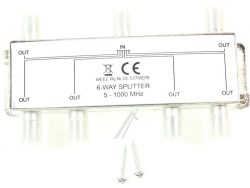 BK 6-FACH VERTEILER 5-1000 MHZ100DB DIGITAL