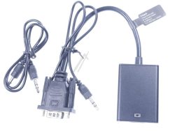 ADAPTER VGA -> HDMI-A BUCHSE,  1080P,  15CM