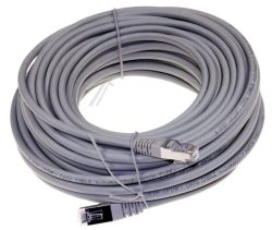 PATCHKABEL CAT6, RJ45, S/ FTP (PIMF),  GRAU,  20M,  LSOH