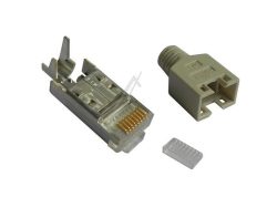 TM11 RJ45 STECKERSET STP,  CAT.5E,  BEIGE