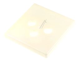 GUZ 450 00610451 DECKEL FÜR 3-LOCH DOSE,  REINWEISS,  80 X 80 MM