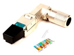 88035P8.1 RJ45 PREMIUM STECKER STP,  CAT.6A/ CLASSEA FELDKONFEKTIONIERBAR,  VOLLMETALL