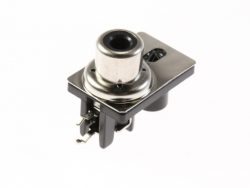 3722-001607 JACK-RCA ,1P,3.5MM, NI, BLK, –