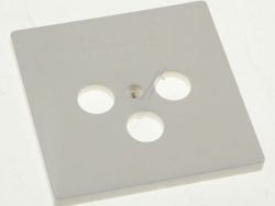 ESZ 53 274228 ABDECKPLATTE 3-LOCH 80 X 80 MM