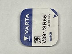 V391 SR55 1,55V-40MAH SILBEROXID LOSE KNOPFZELLE VARTA 11,6X2,1MM