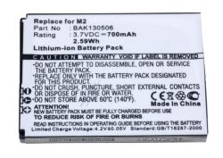 3,7V-700MAH AKKU FÜR AVM FRITZ!FON M2, LI-ION