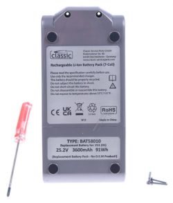 25,2V-3600MAH BAT58010 AKKU ALTERNATIV FÜR DYSON V11 SV14 (VERSCHRAUBTER AKKU)