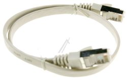 PATCHKABEL CAT7, RJ45, U/ FTP,  GRAU,  0,50M,  SLIM