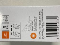 LED R502536 1.5 LED R50 P 1.5W 827 E14