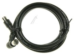 F-QUICK-ANSCHLUSSKABEL 1,5M CLASS A WINKEL/ GERADE SCHWARZ