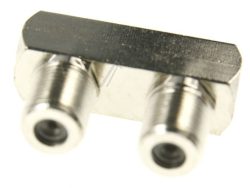 KVB8360531 F-VERBINDER: U-FORM,  SILBER