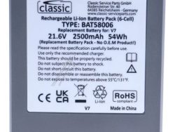 21,6V-2500MAH BAT58006 BATERIJA ZAMENSKA ZA DYSON V7
