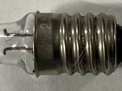 2,5V-0,2A-0,5W E10-SKALENLÄMPCHEN,  LINSE