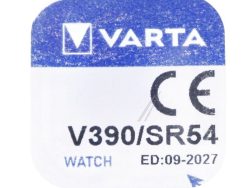 V390 SR54 1,55V 80MAH SILBEROXID LOSE KNOPFZELLE VARTA