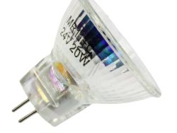 GU4 NIEDERVOLT HALOGENGLÜHLAMPE MIT KALTLICHTREFLEKTOR UND FRONT