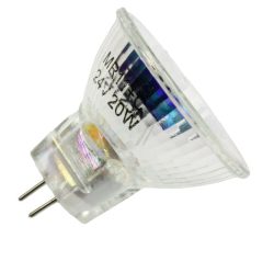 GU4 NIEDERVOLT HALOGENGLÜHLAMPE MIT KALTLICHTREFLEKTOR UND FRONT