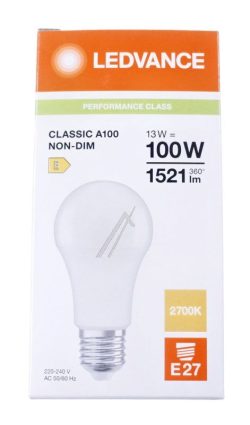 AC450050555 LED CLA100 13W 827 FR E27 P P CLAS A 100 FR 13 W
