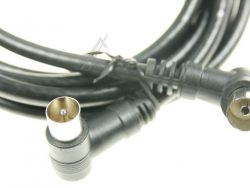 ANTENNENKABEL 2,5M CLASS A WINKEL/ WINKEL SCHWARZ