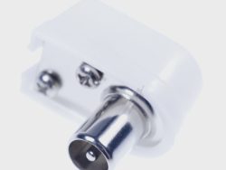 WST10532 KOAX WINKELSTECKER,  WEISS