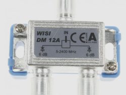 DM 12 A 16577 SAT-VERTEILER,  2-FACH,  6 DB,  1 STÜCK,  5…2400 MHZ,  DC-BYPAS
