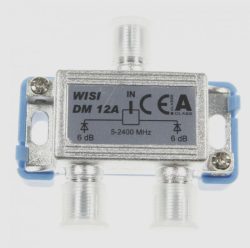 DM 12 A 16577 SAT-VERTEILER,  2-FACH,  6 DB,  1 STÜCK,  5...2400 MHZ,  DC-BYPAS