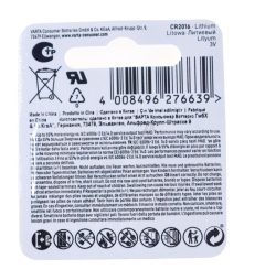 CR2016 6016101401 BATERIJA DUGMASTA 3,0V-85MAH LITIJUM