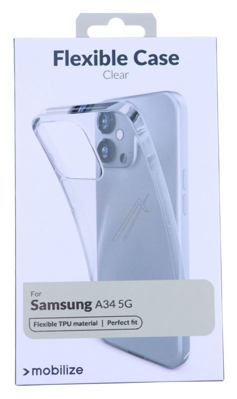 28535 MOBILIZE GELLY CASE SAMSUNG GALAXY A34 5G CLEAR