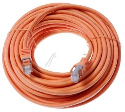 PATCHKABEL CAT7, RJ45, S/ FTP (PIMF),  ORANGE,  15M,  LSOH
