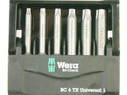 MINI-CHECK TORX TX 50 MM 05056472001 SET BITOVA 6 TX UNIVERSAL 1, 6-KOMADA SET TX 10, 15, 20, 25, 30, 40