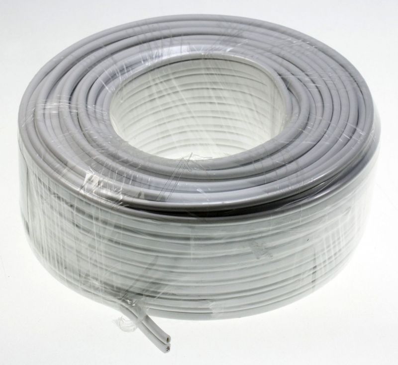 2X1,5MM² LAUTSPRECHERKABEL WEISS,  CCA (KUPFER/ ALUMINIUM),  25M