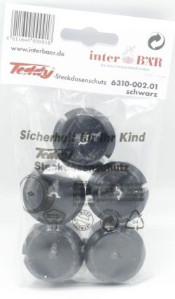 6310-002.01 KINDERSCHUTZ SCHWARZ MIT SCHLÜSSEL TEDDY-SERIE 6310