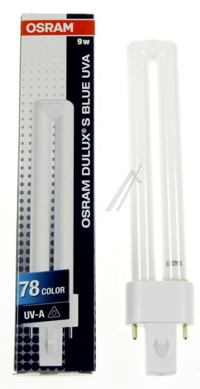 DUL S BLUE UVA 9W/ 78 G23 FS1 KOMPAKTLEUCHTSTOFFLAMPE,  G23, 9 W,