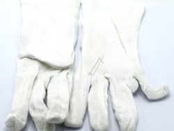 COTTON GLOVE SMOOTH WITHOUT NUBS SIZE 7 LADIES SIZE