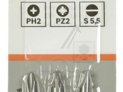 2.607.001.766 3TLG. SCHRAUBERBIT-SET EXTRA-HART (GEMISCHT)