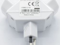 1508022101 3-FACH ABZWEIGSTECKER T13 STERNFÖRMIG WEISS *CH*