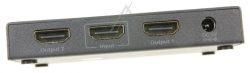 SPLIT 612 25008323 UHD 2.0 - HDMI SPLITTER 4K60 -1 EIN /  2 AUS - ULTRA HD - HDMI VERTEILER - HDR - EDID SCHALTER