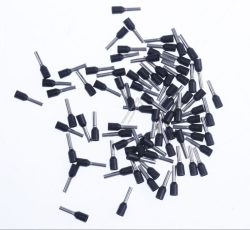 10024902 ADERENDHÜLSE ADERENDHÜLSE ISOLIERT SCHWARZ 1,5MM² EINSATZBEREICH BEI MAX. 110° CU-ZN/ GALSN