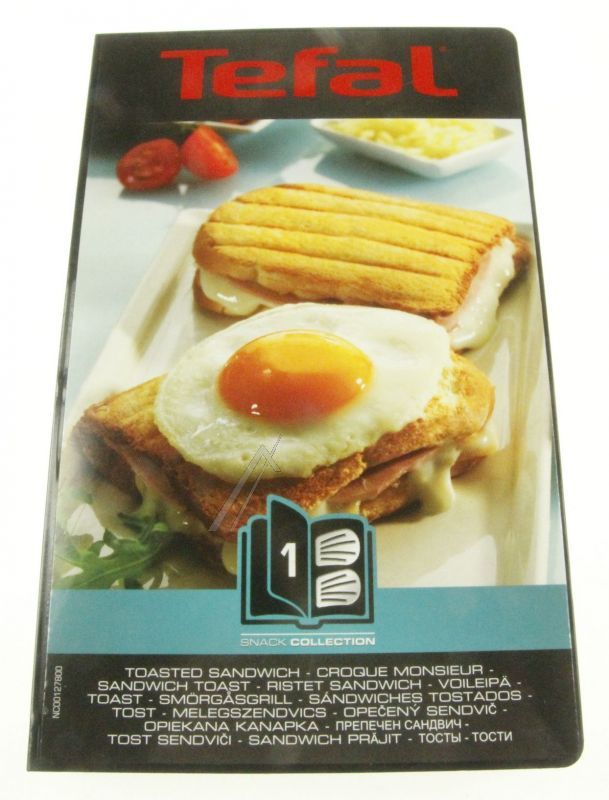 XA800112 CROQUE MONSIEUR SET FÜR DAS WAFFELEISEN SNACK COLLECTION