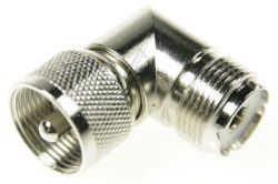 UHF-PL-WINKELADAPTER STECKER-KUPPLUNG