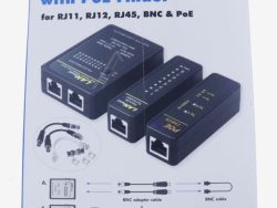 WZ0015P TESTER MREŽNIH KABLOVA RJ45 /  RJ12 /  POE /  BNC