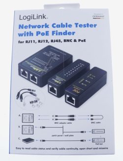 WZ0015P TESTER MREŽNIH KABLOVA RJ45 /  RJ12 /  POE /  BNC