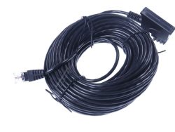 TAE-F-STECKER AUF RJ STECKER (8P2C) SCHWARZ,  15M