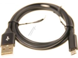 FAST CHARGING MICRO USB DATENKABEL,  3A,  SCHWARZ,  1M